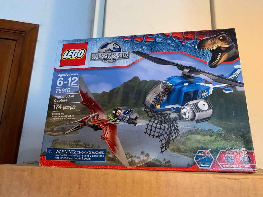 Lego 75915 Jurassic World Pteranodon Capture 興趣及遊戲 玩具 And 遊戲類 Carousell 