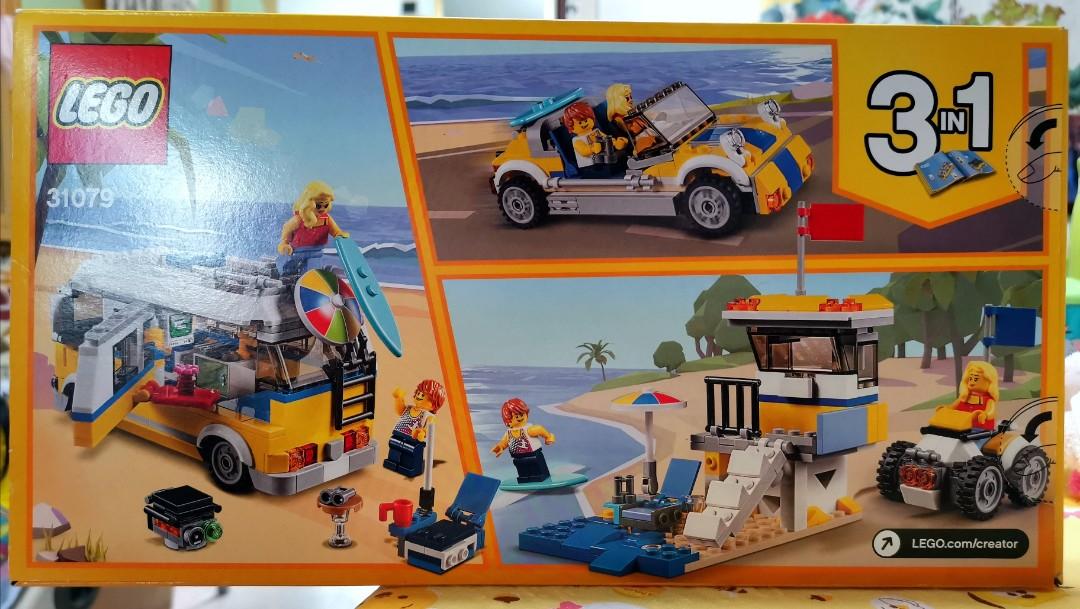 Lego Creator 31079 Sunshine Surfer Van 夏日衝浪麵包車/露營車/沙灘