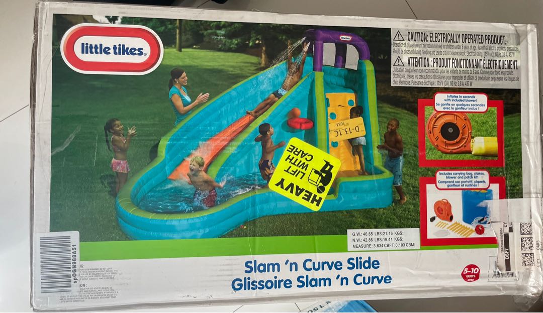 Little tikes curve and slide hot sale