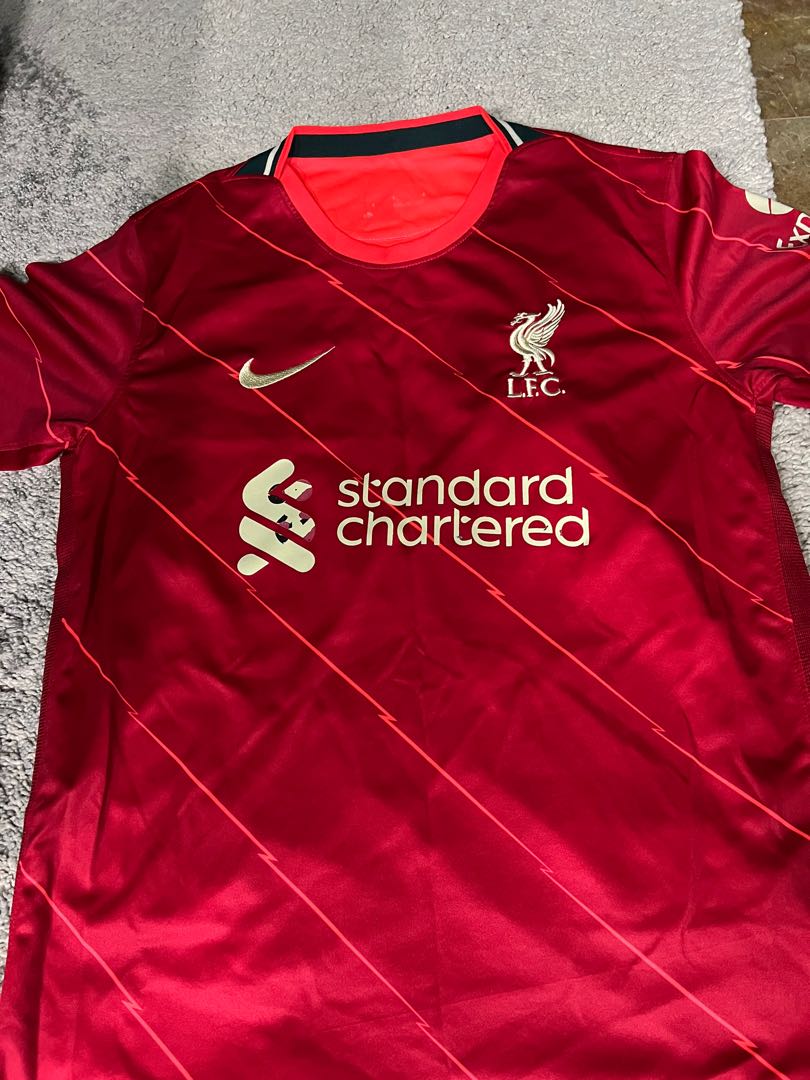 Liverpool FC 2021/2022 Home Jersey, Men's Fashion, Tops & Sets, Tshirts ...