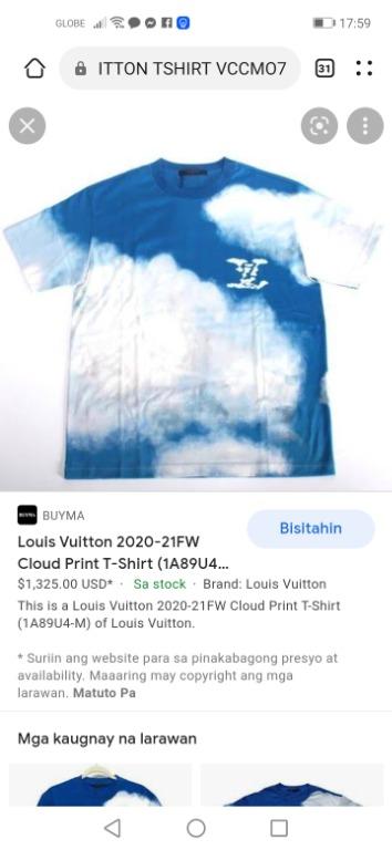 Louis Vuitton Clouds Shirt, Luxury, Apparel on Carousell