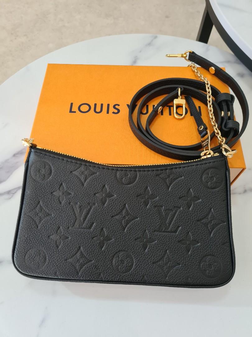 Louis Vuitton LV Easy pouch on strap Cream Leather ref.429406 - Joli Closet