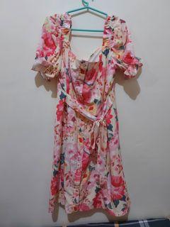 Mags Floral Puff Dress