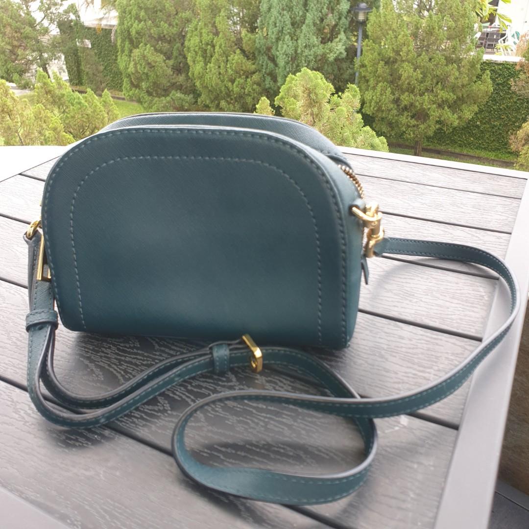 Marc jacobs playback leather crossbody bag cotton top