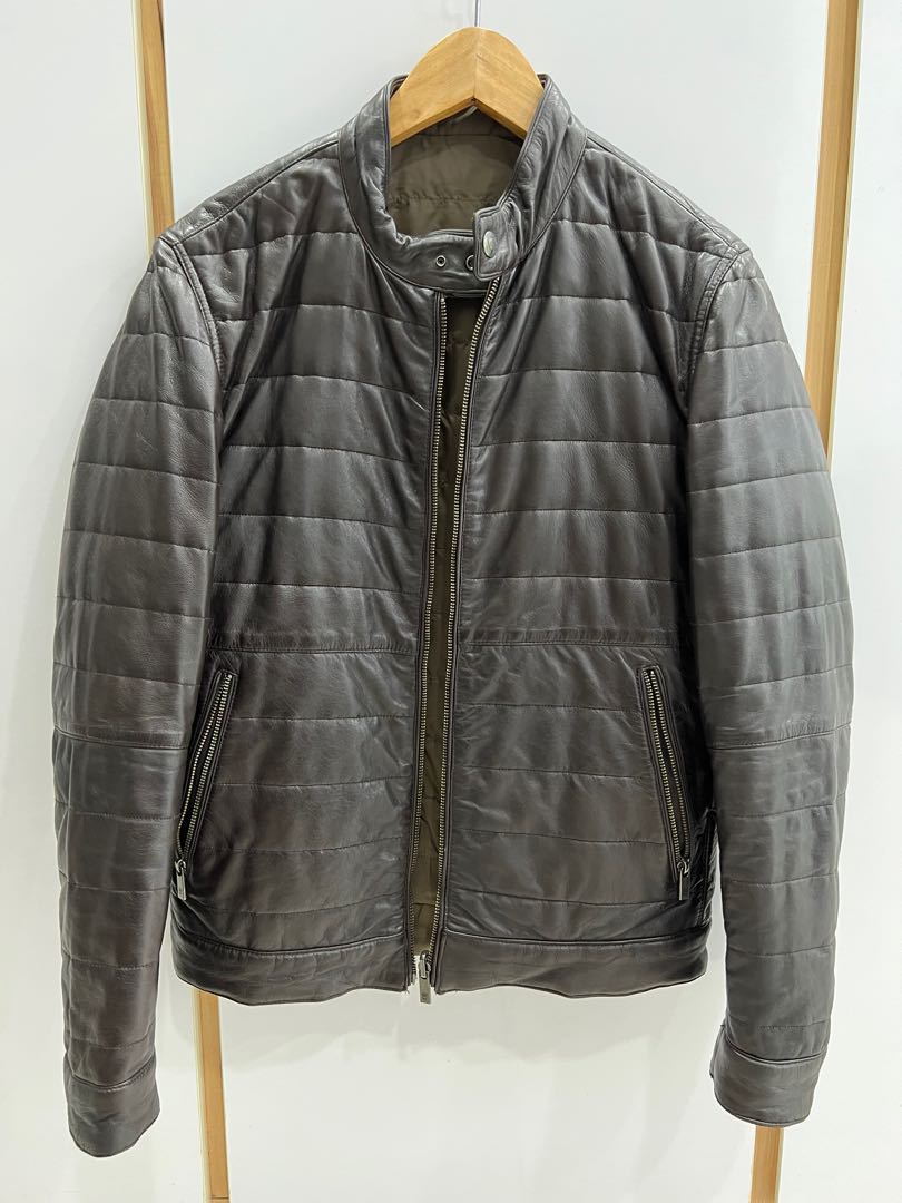 MASSIMO DUTTI Leather Jacket