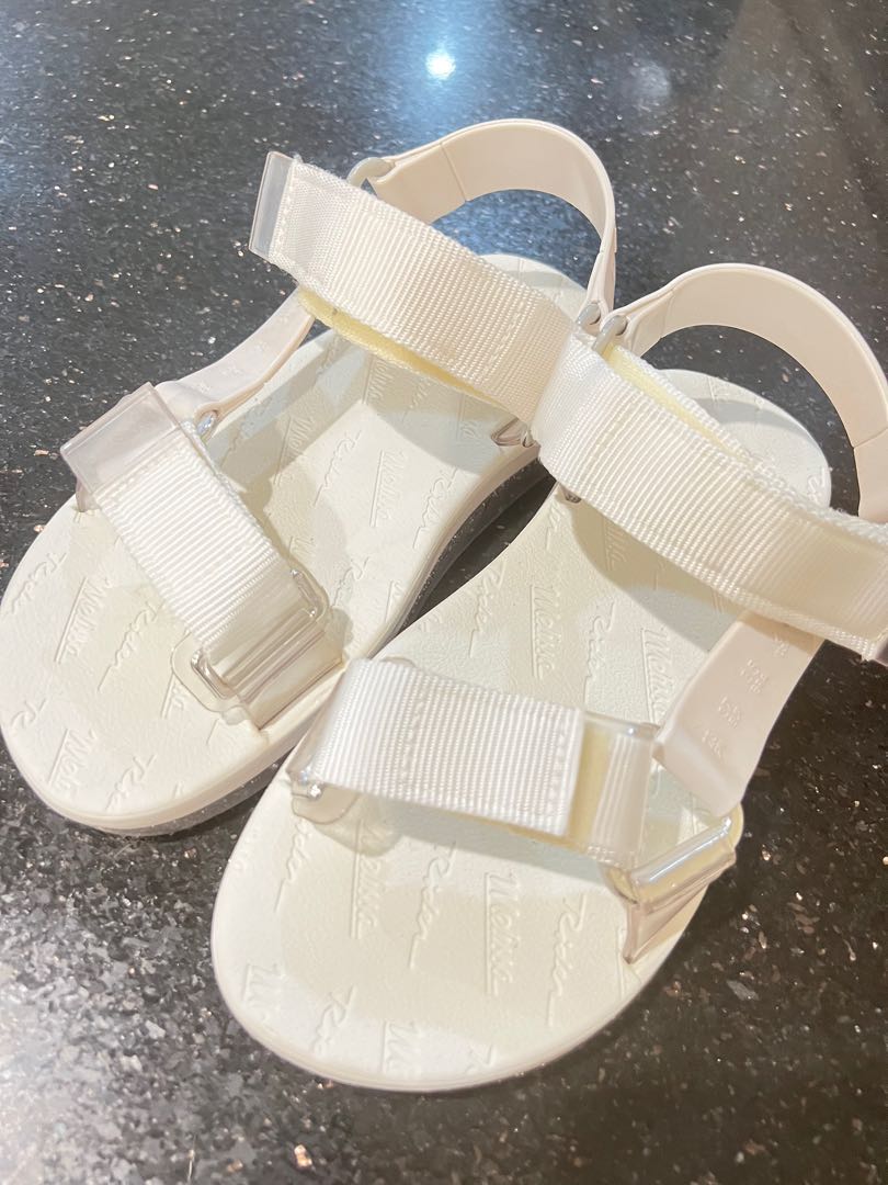 Melissa white sandals clearance