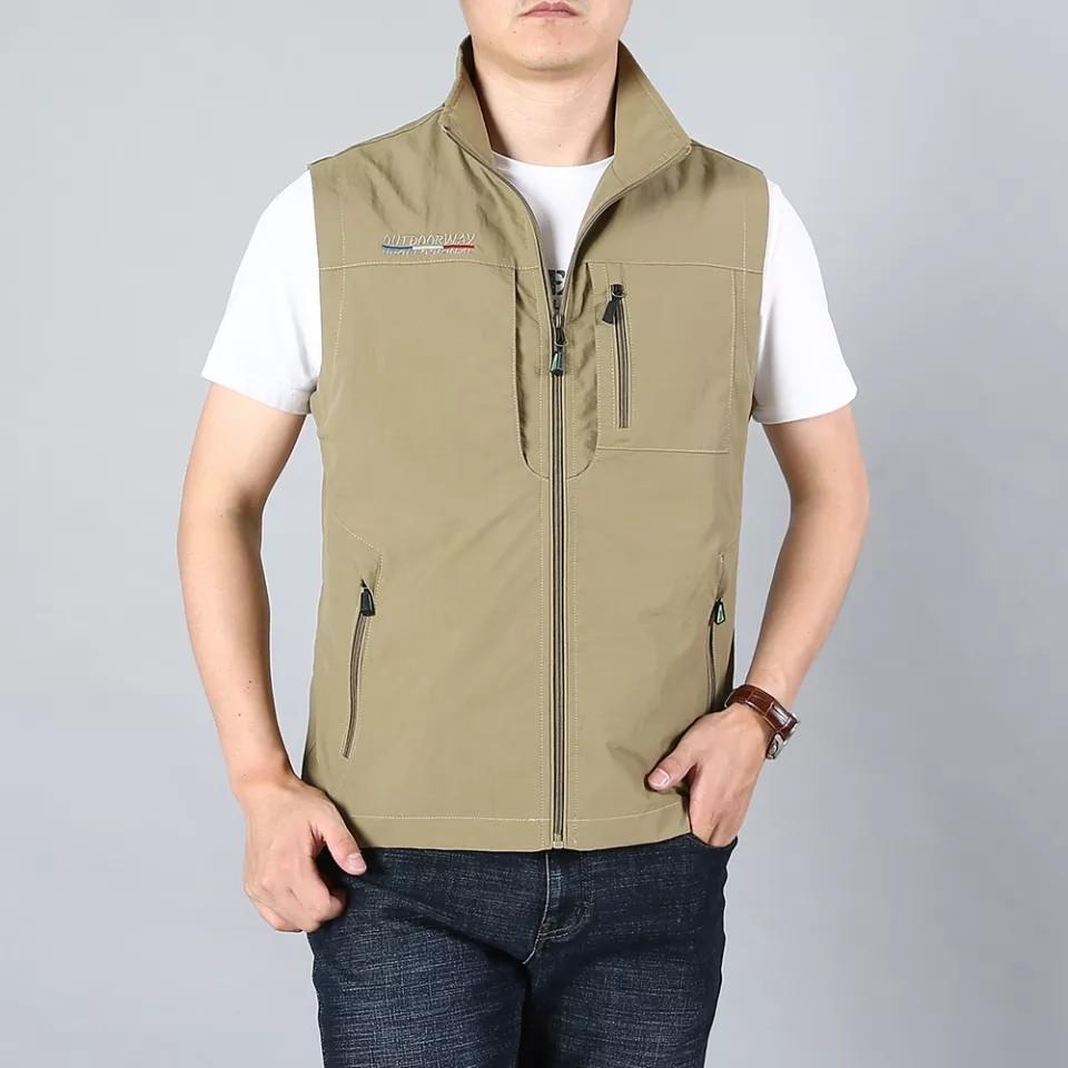 Waistcoat with collar mens outlet
