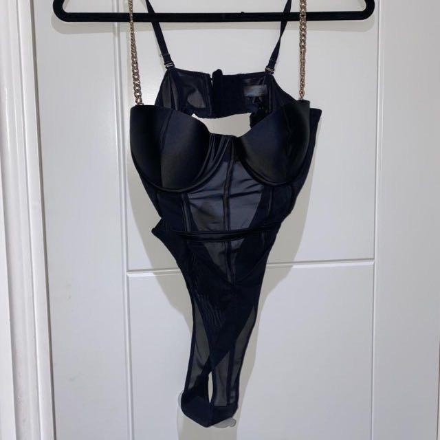 Talisa chain bodysuit outlet