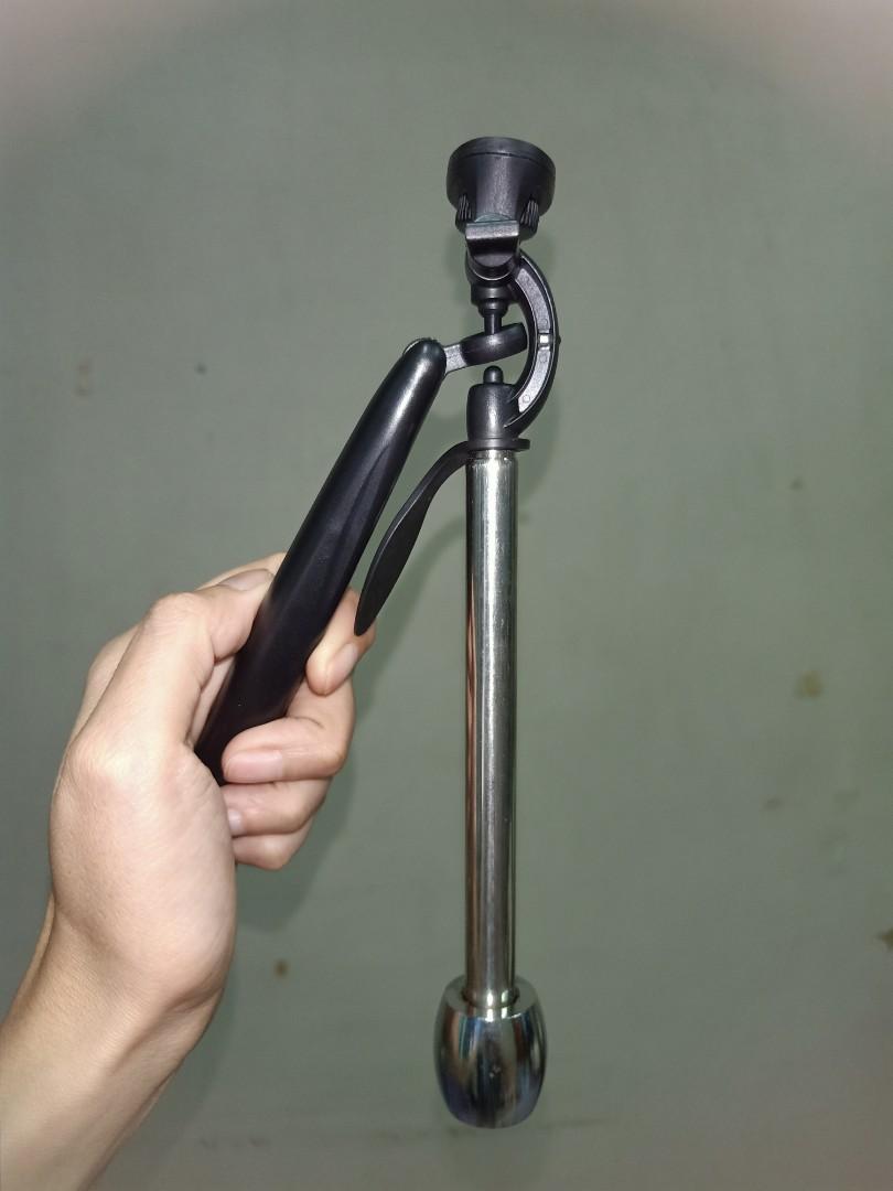 Mini Portable Stabilizer for Phone and Action Cameras (Category: Gimbals & Stabilizers ) located in Manila. Submitted by thekulayfulshop (Listing ID 1164712497, Image 1). Description: Mini Portable Handheld Gimbal/Stabilizer Holder For Smartphone Iphone action cam rfs: decluttering. never used loc: sampaloc mop: gcash mod: lalamove grab **shipping fee will be shouldered by the buyer.