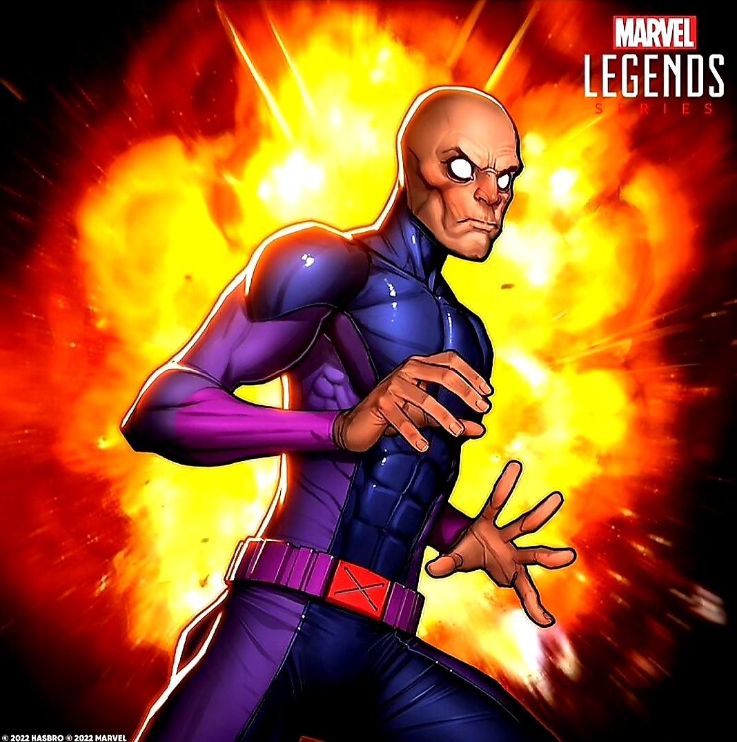 MISB Marvel Legends X-Men Bonebreaker Wave Darwin With Baf
