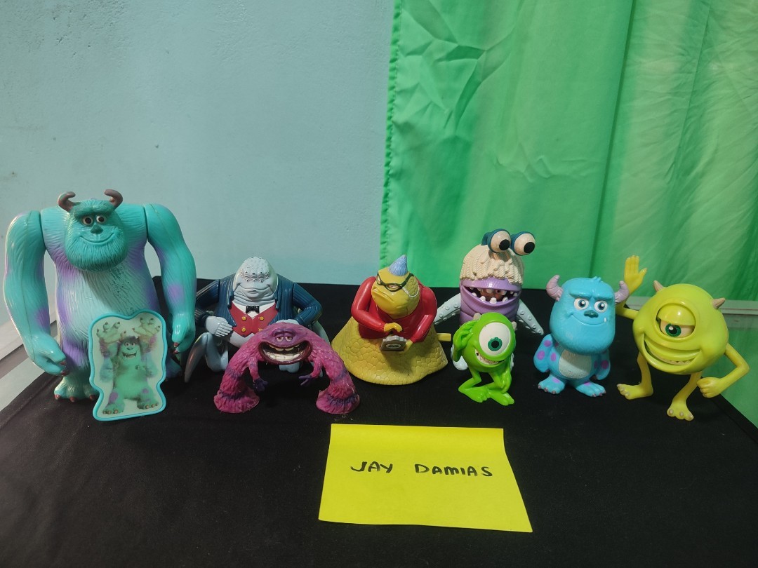 monsters inc mcdonalds toys