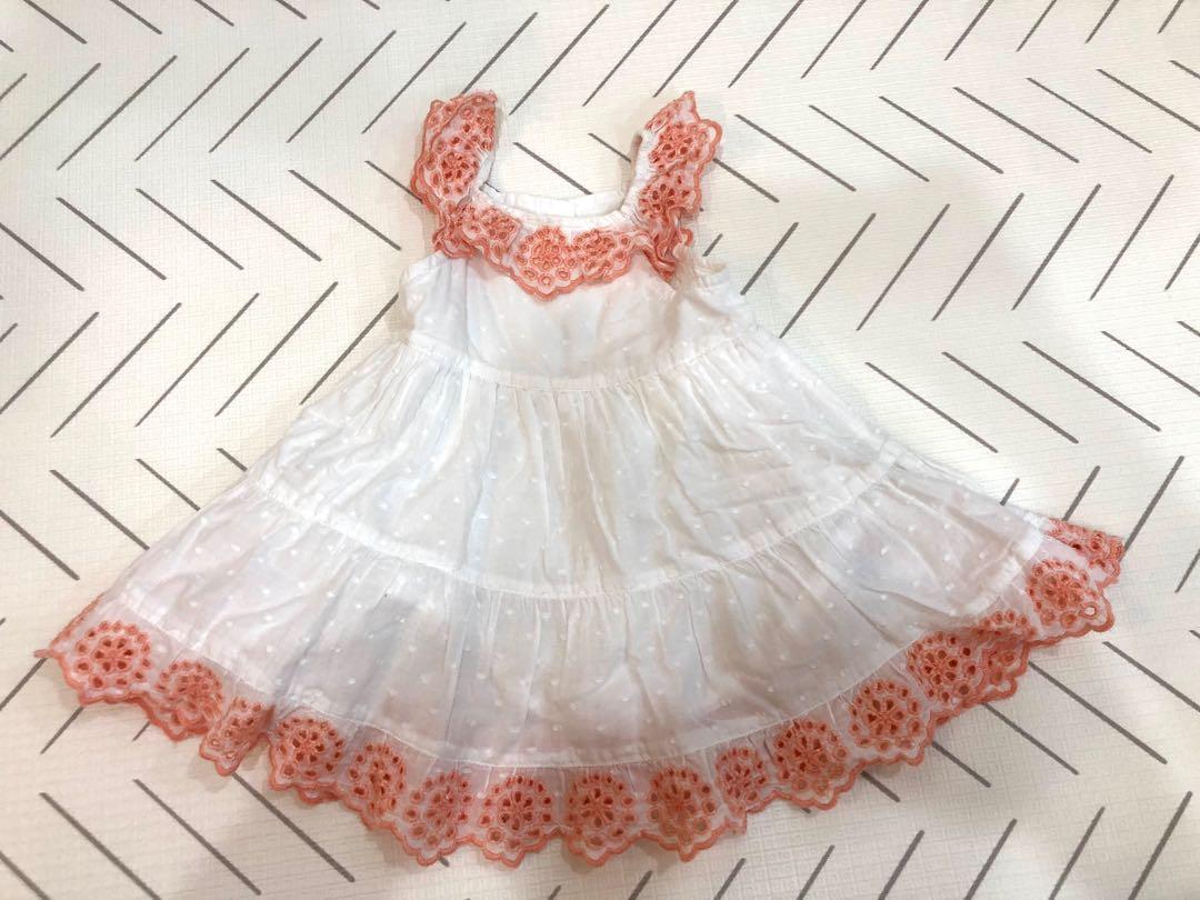 white christmas dresses Crochet Baby Dress 3-6 months – Freed Produce Farms, LLC