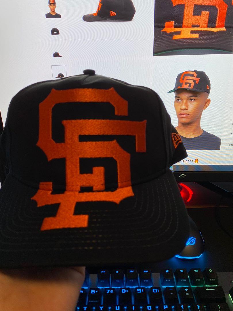 Men's San Francisco Giants New Era Black Branch Golfer Snapback Hat
