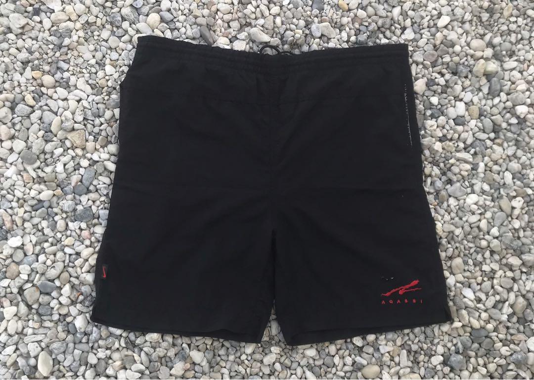 NIKE AGASSI SHORT PANTS, Fesyen Pria 