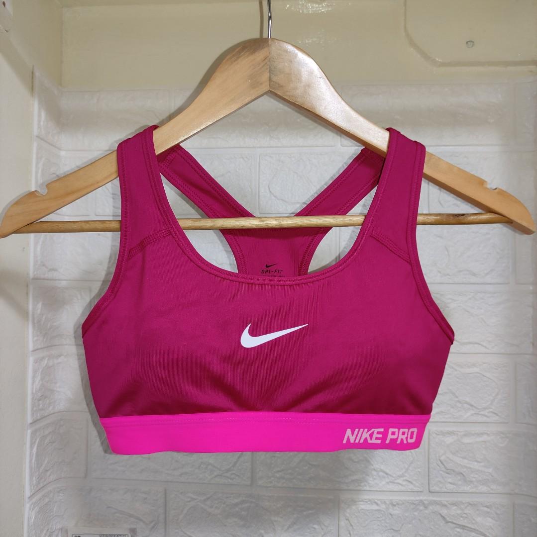 Nike Pro Sports Bra, Women's Fashion, Activewear on Carousell
