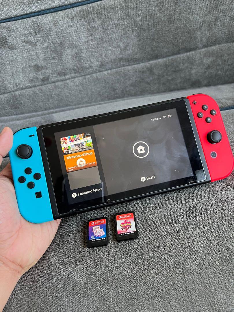 Nintendo Switch V2 Complete with Box, Video Gaming, Video Game Consoles