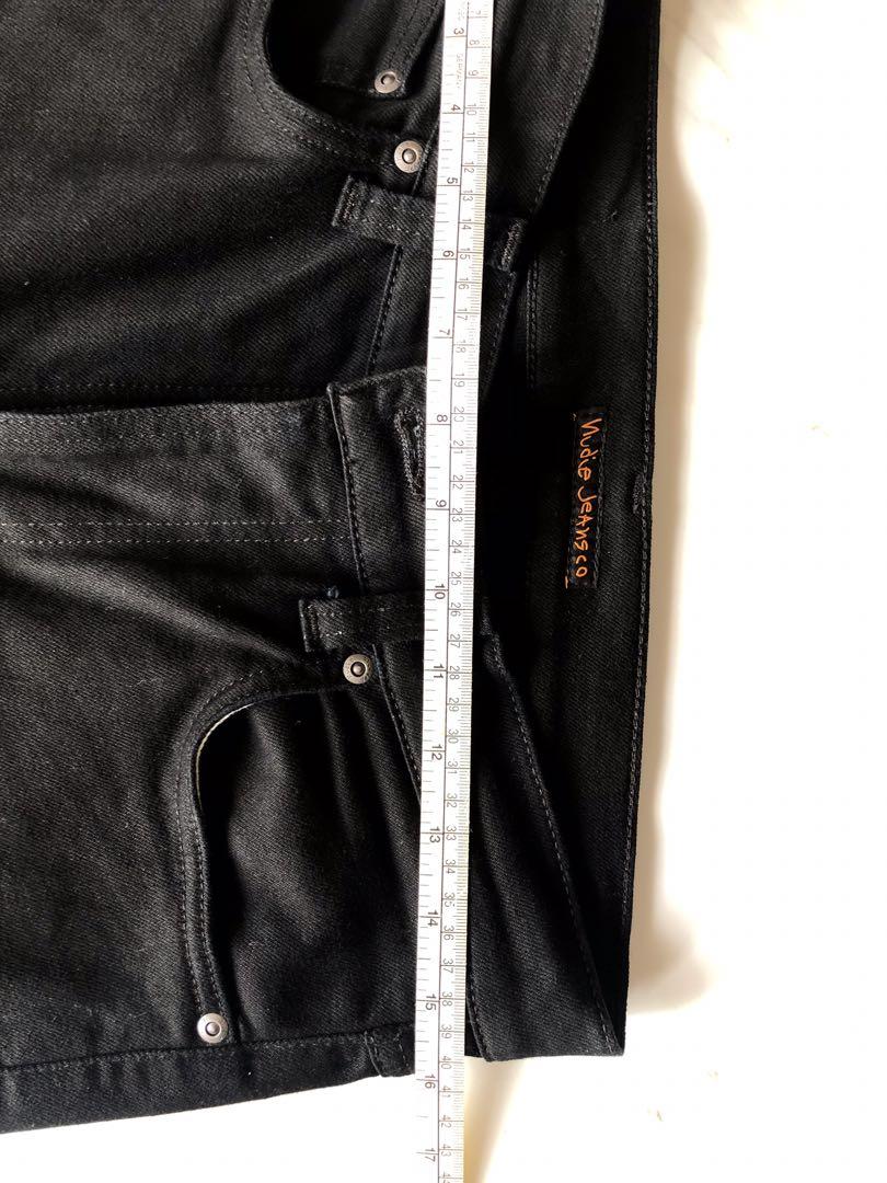 Nudie jeans lean dean everblack size 30 