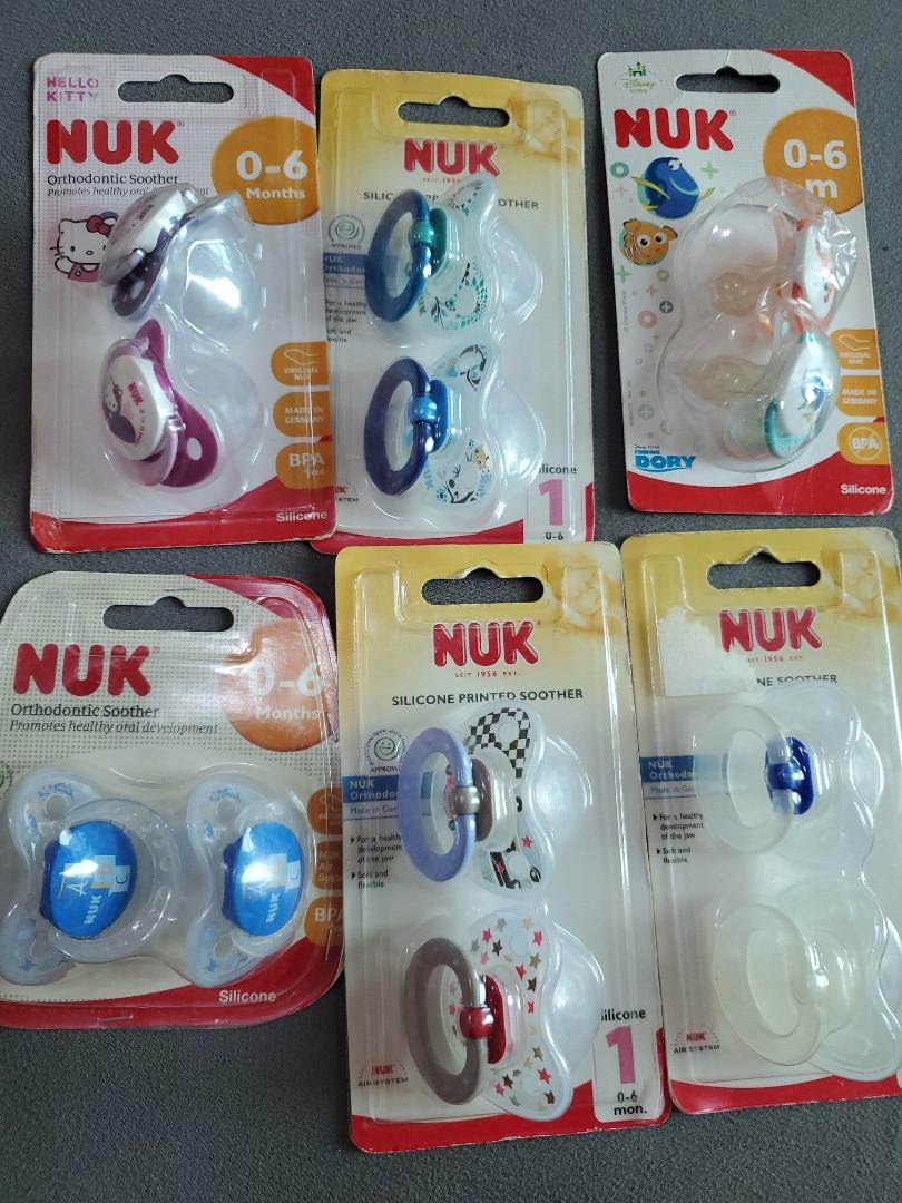 NUK pacifier only for 299 each (Category: Soothers & Pacifiers) located in Taguig. Submitted by therealbargain (Listing ID 1164672026, Image 1). Description: STRICTLY NON-NEGOTIABLE ✔CHEAPEST IN CAROUSEL/LAZADA & SHOPEE ✔100%AUTHENTIC ✔BRANDNEW ✔STOCKS FROM USA/SINGAPORE FULL REFUND IF PROVEN FAKE!! ❌ NO TO LOWBALLER.