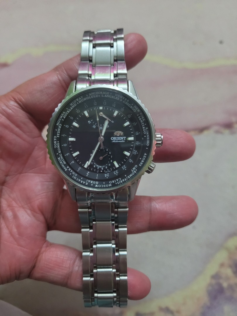 Orient king top master world time