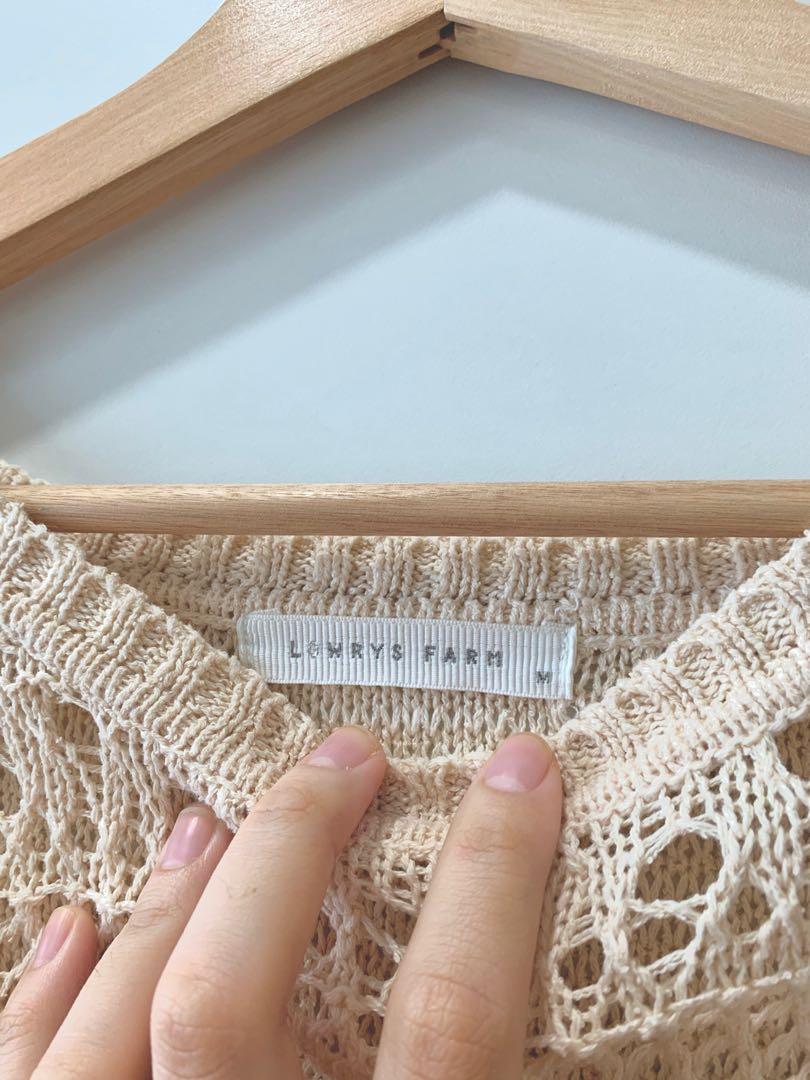 oversized knit crochet chunky sweater Women s Fashion Coats  