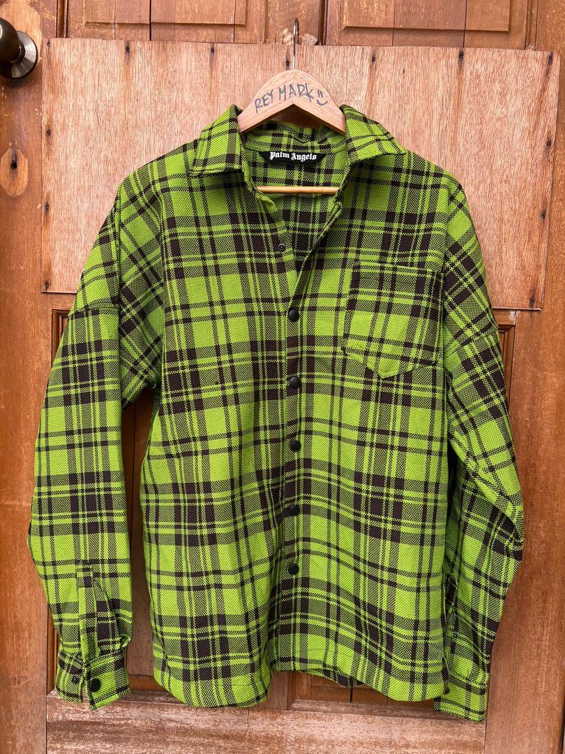 Palm angels hot sale green flannel