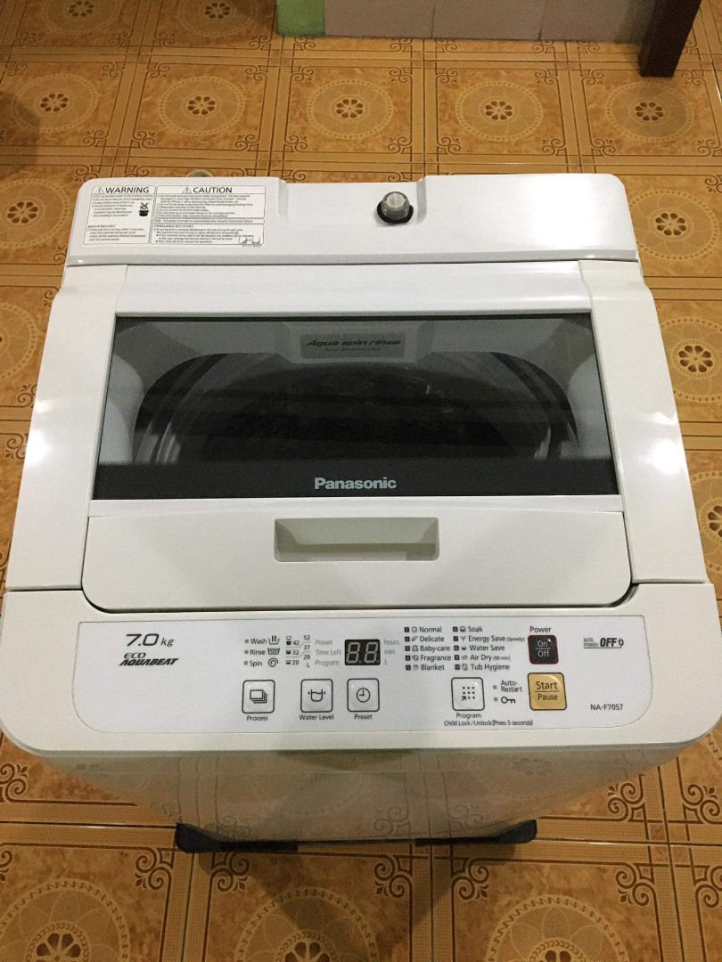 Panasonic Eco Aqua Beat Washing Machine, TV & Home Appliances, Washing