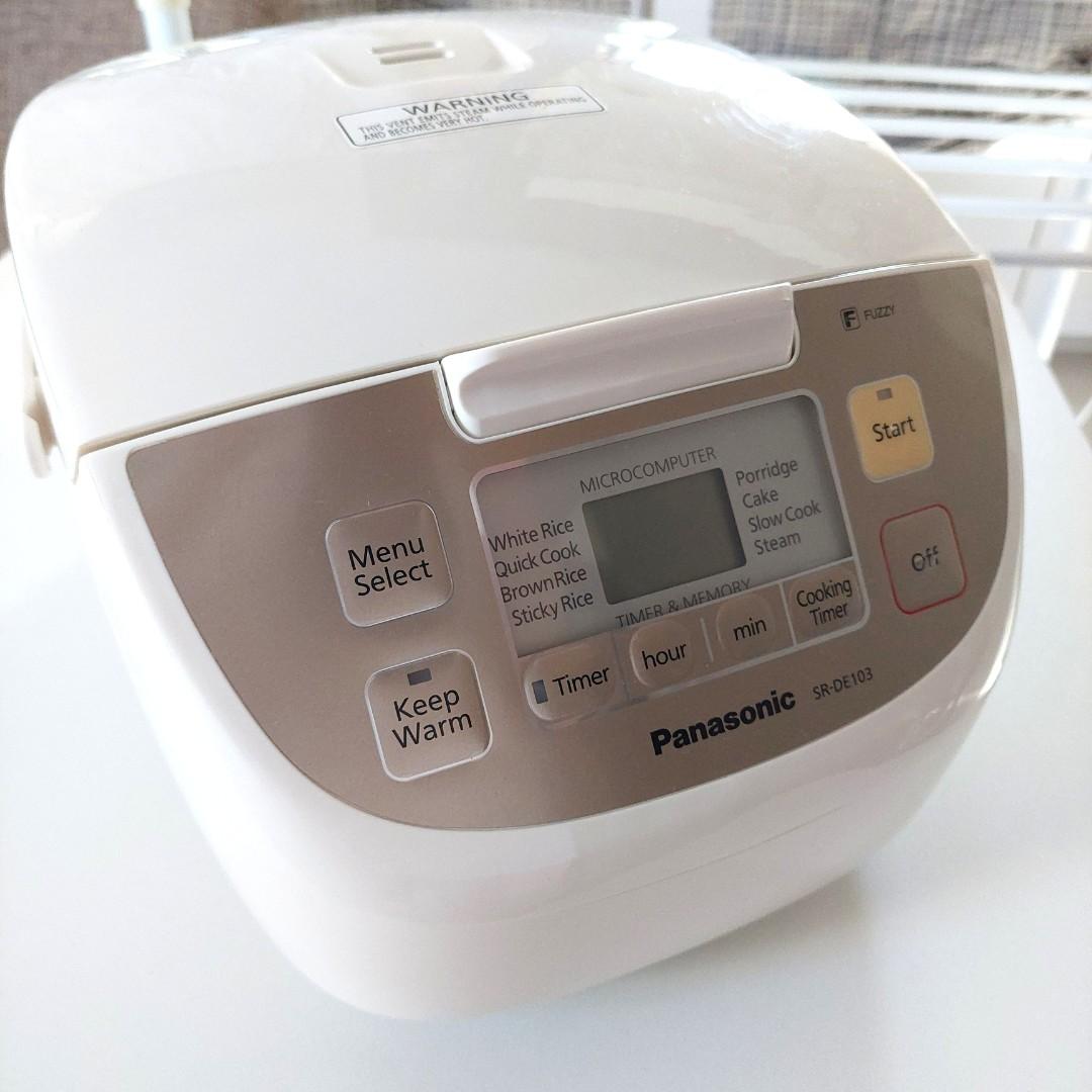 Panasonic Rice Cooker Steamer Electric, TV & Home Appliances, Kitchen
