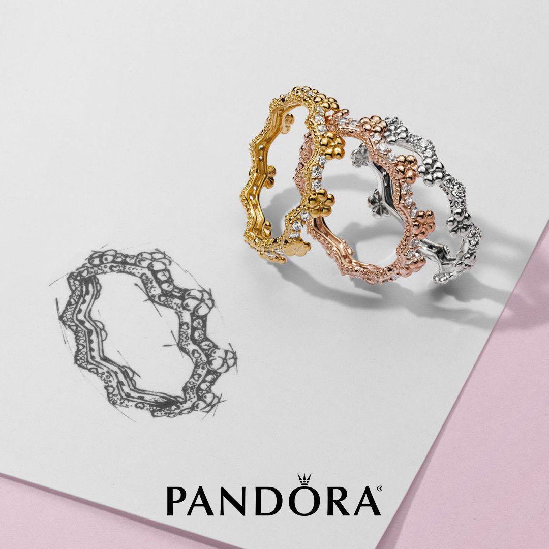 Flower hot sale crown ring