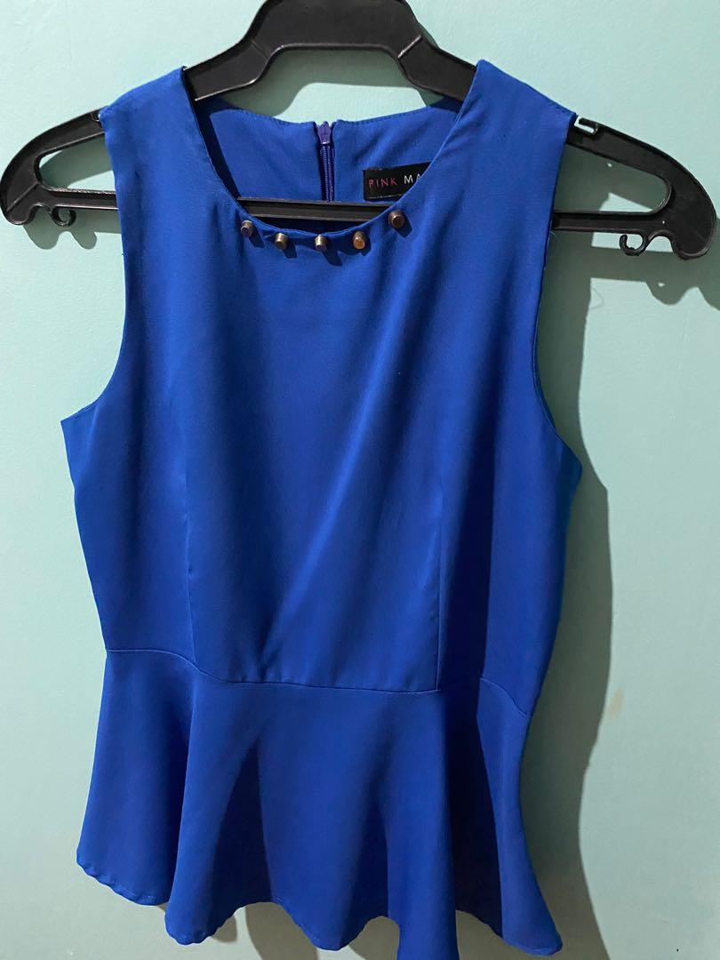 Pink Manila Peplum Top (Category: Blouses) located in Manila. Submitted by declutterwzk (Listing ID 1164757606, Image 1). Description: .