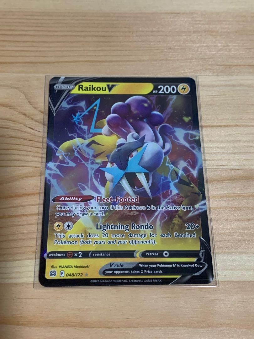 Raikou V - 048/172 - Ultra Rare - Pokemon Singles » Brilliant