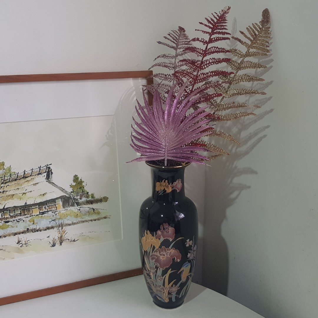 Figurine Vase Papillon Chic Vert 32 Cm - The Leonardo Collection Par L&P Home & Gifts