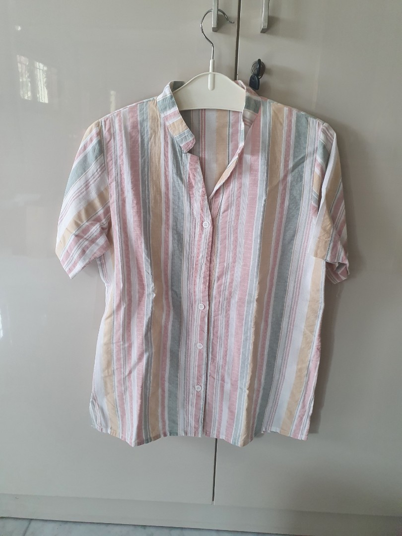 POSH the Label8 Soft Linen Top, Fesyen 