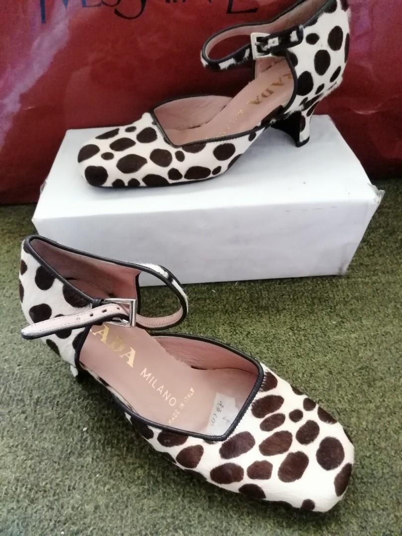 Prada Animal Print Shoes sz 5, Women's Fashion, Footwear, Heels on