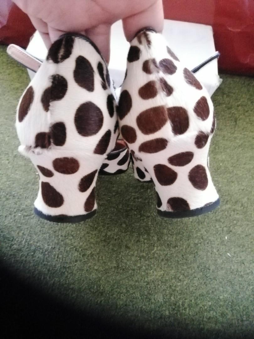 Prada Animal Print Shoes sz 5, Women's Fashion, Footwear, Heels on