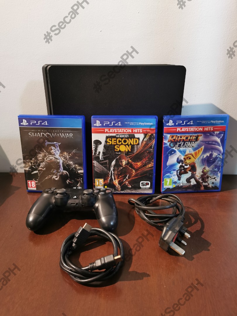Ps4 Slim 500GB, Video Gaming, Video Game Consoles, PlayStation on Carousell