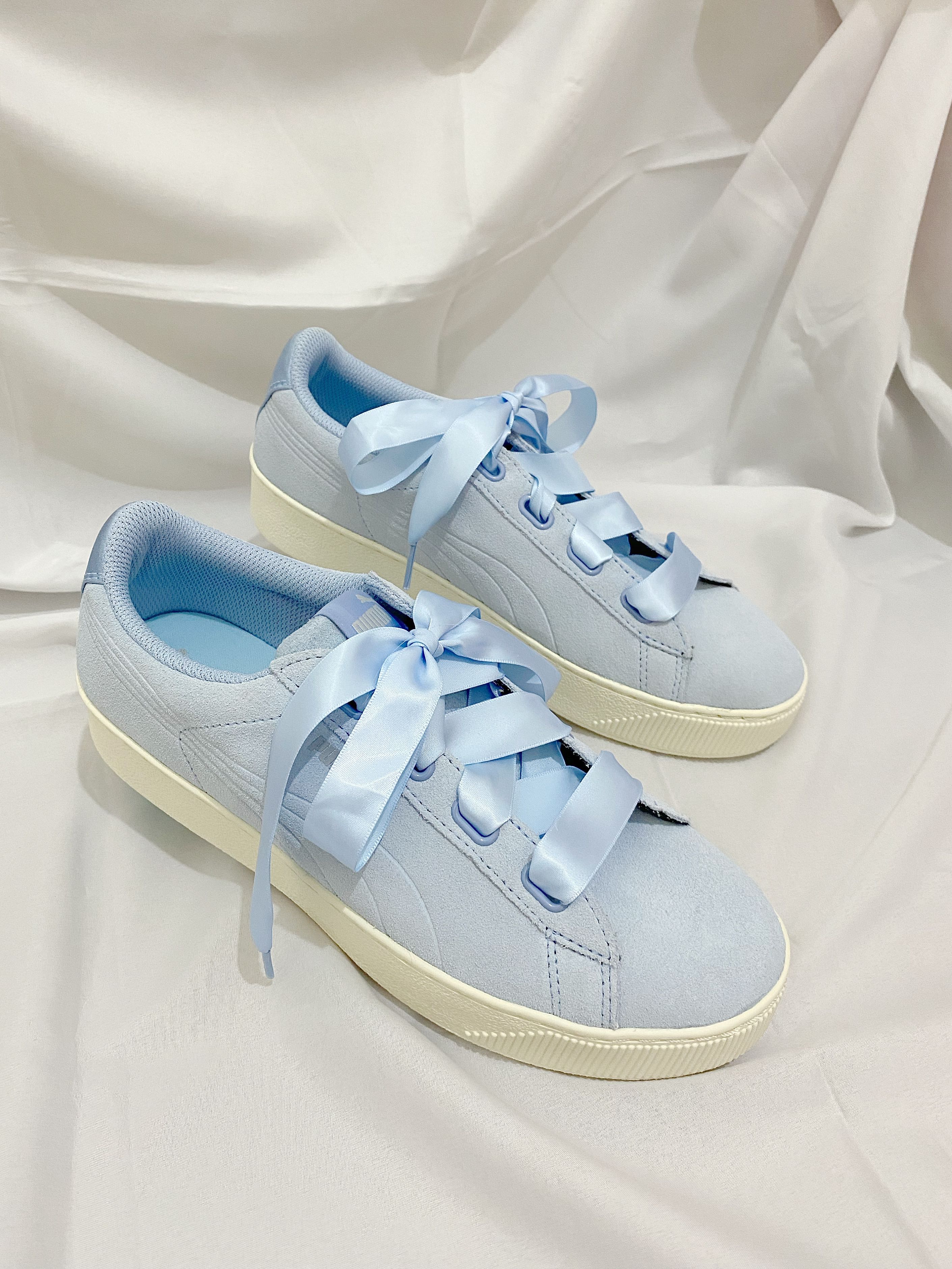 Puma vikky platform light blue clearance