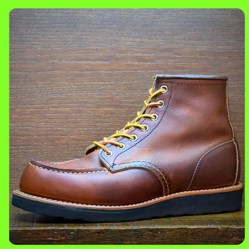 Red wing 8886 moc toe copper cheap