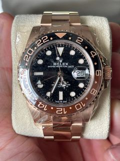 Gmt master ii sales rose gold price