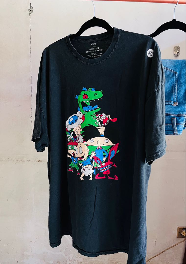 Rugrats Nickelodeon oversized Tee, Men 