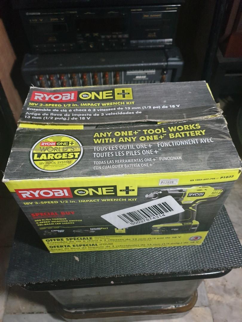 Ryobi One 18V Impact Wrench 1 2 Drive Commercial Industrial