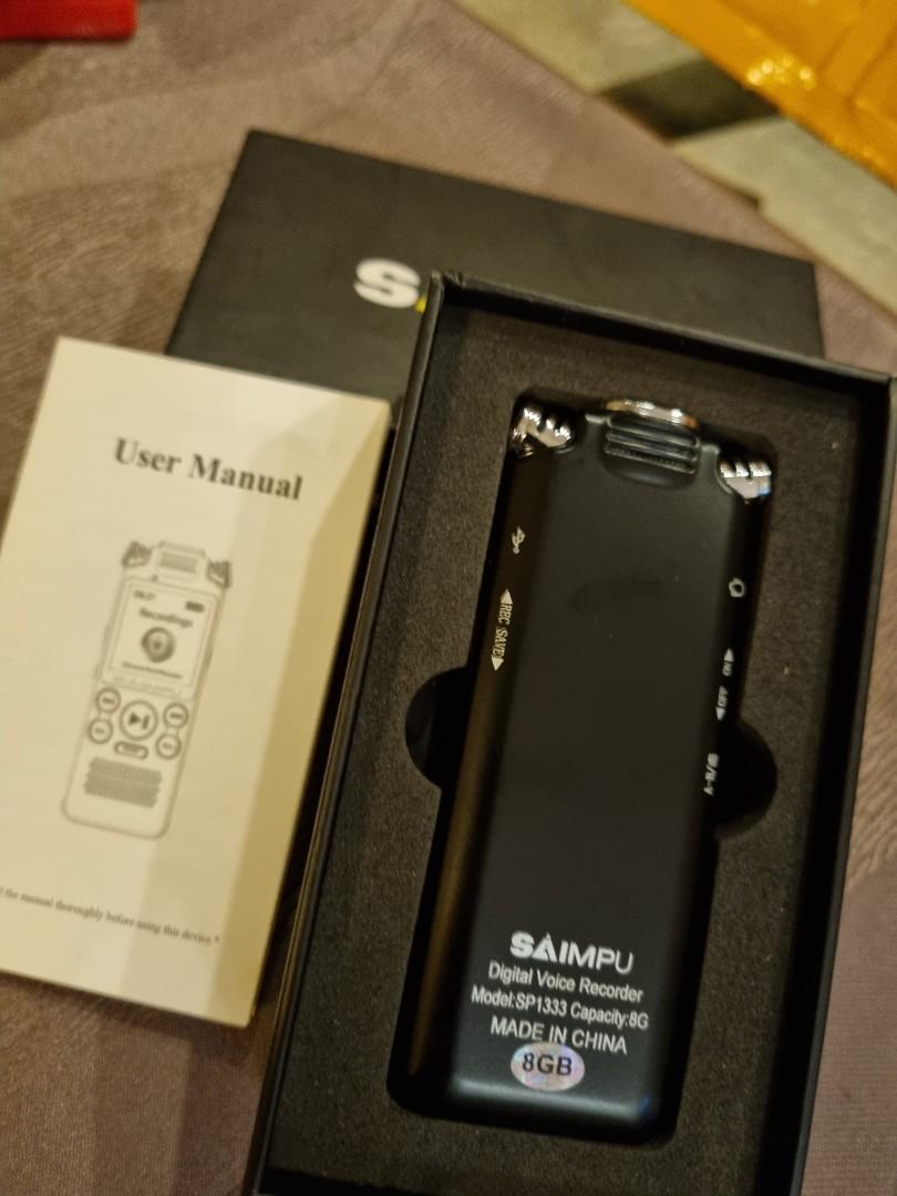 SAIMPU digital voice recorder, Audio, Voice Recorders on Carousell