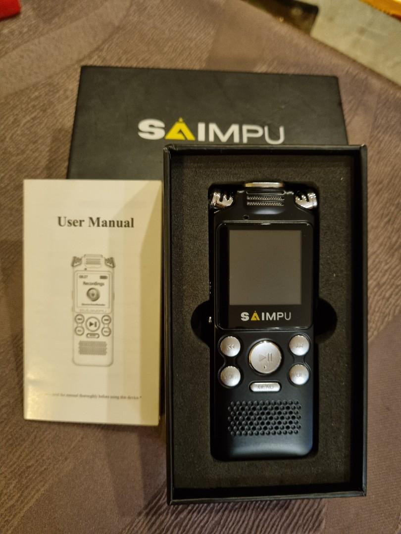 SAIMPU digital voice recorder, Audio, Voice Recorders on Carousell
