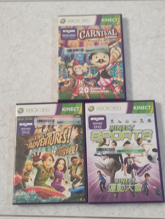 Xbox 360 kinect 2025 games for sale