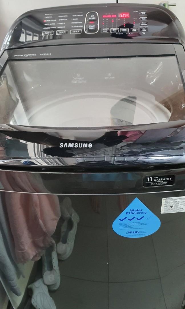 Samsung Top Loading Washing Machine 10kg,Wobbles Technology, TV & Home