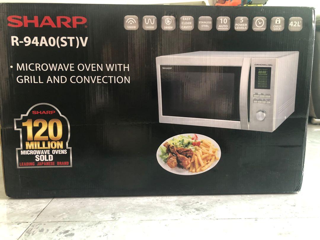 Sharp Microwave oven with grill and convection R94A0(ST)V, TV & Home Appliances, Kitchen