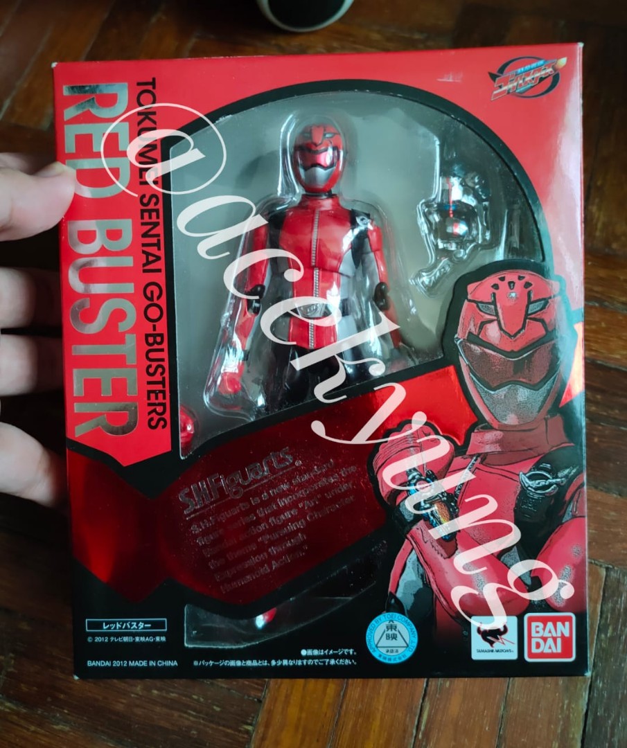 S.h.figuarts Tokumei Sentai Go Busters Red Buster Action Figure Bandai From JP for sale online 