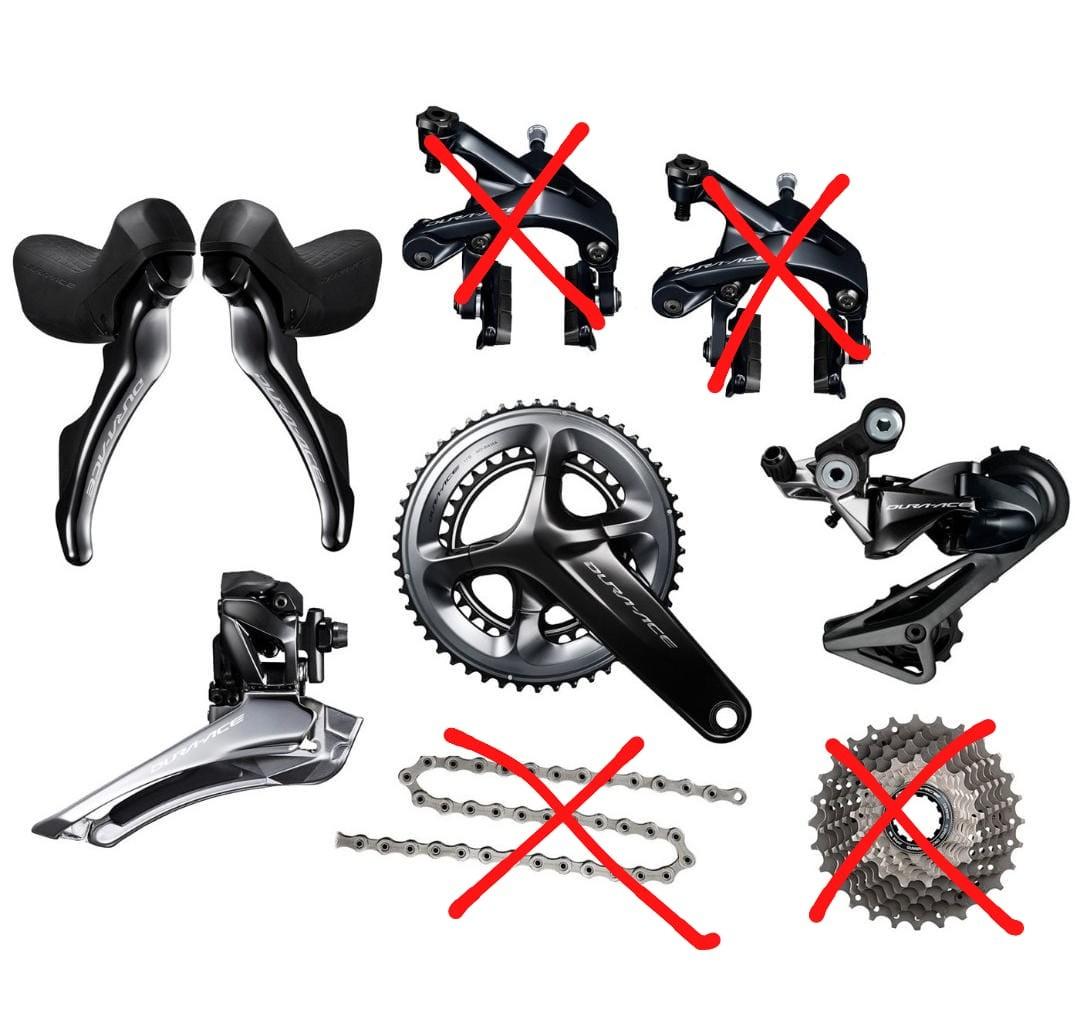 Shimano Dura Ace 9100 Partial Groupset 11 Speed