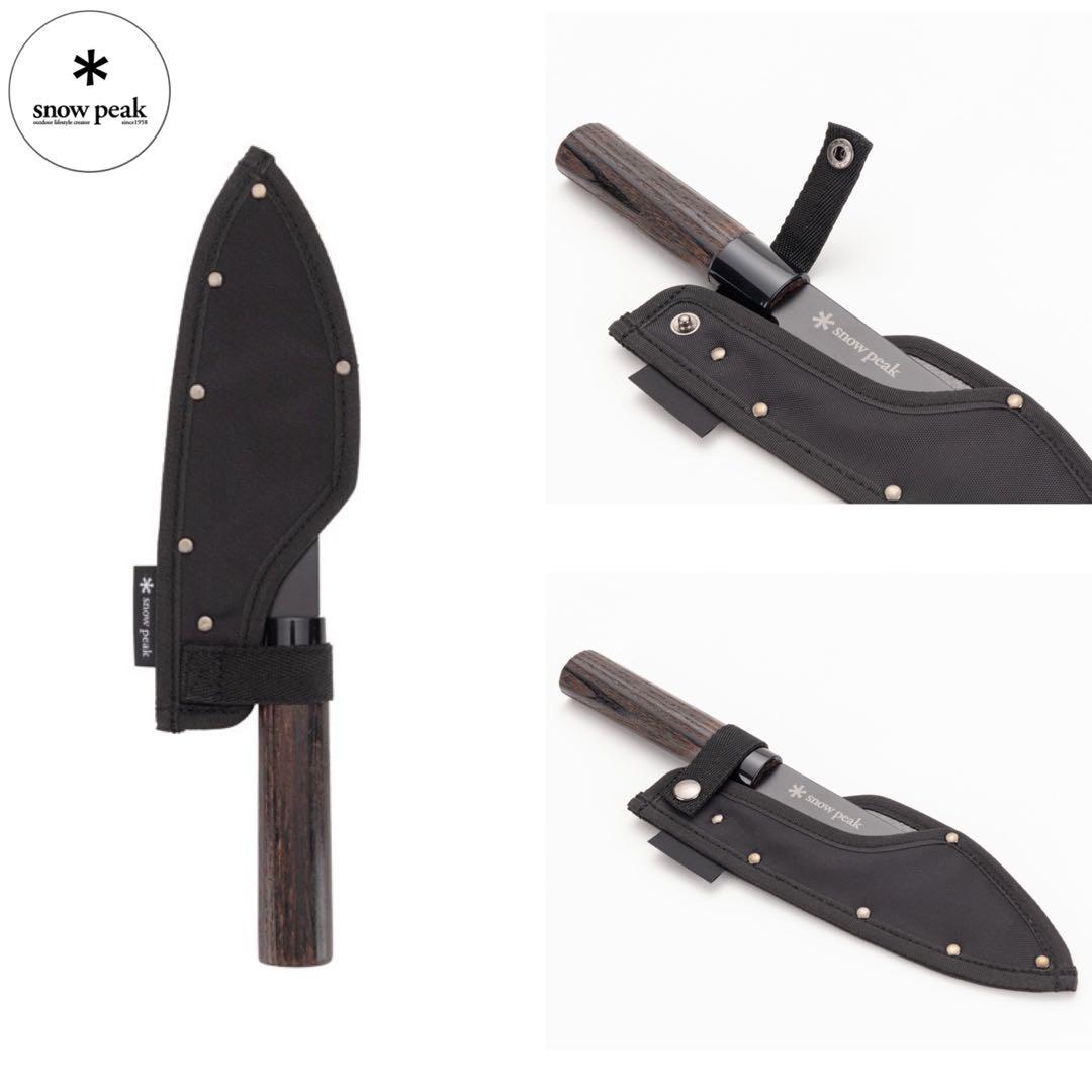 Snow Peak 日本製Black Deba Knife 黑色刀PG-066, 運動產品, 行山及 