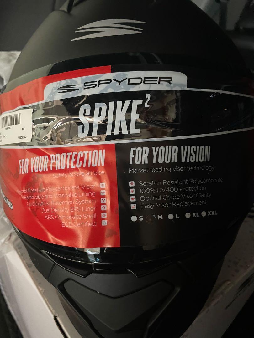 Spyder Spike 2.0 helmet, Motorbikes, Motorbike Parts & Accessories