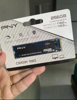 SSD PNY CS1031 M.2 256GB NVME PCIE GEN 3X4 SSD similar to SX6000 Lite, SX6000 Pro, SX8200 PRO, CS3030, A2000, CS1030